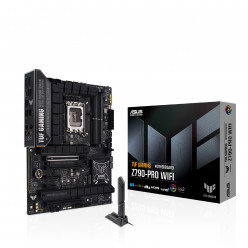 ASUS TUF GAMING Z790-PRO WIFI, Socket 1700, 18Phases, Intel® Z790(14/13/12th Gen CPU), CPU graphics, HDMI, DP, Dual 4xDDR5-7800, 3xPCIe x16 5.0, 4xSATA3, RAID, 4xM.2 4.0, 1xPCIe x1,1xPCIe x4, Realtek S1220A, 2.5GbE LAN, WiFi6E/BT, 2xUSB-C 3.2Gen2x2, 3xUSB